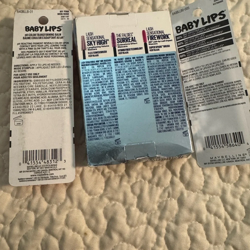 Maybelline Baby Lips and Mini Mascara‎ Gift Set